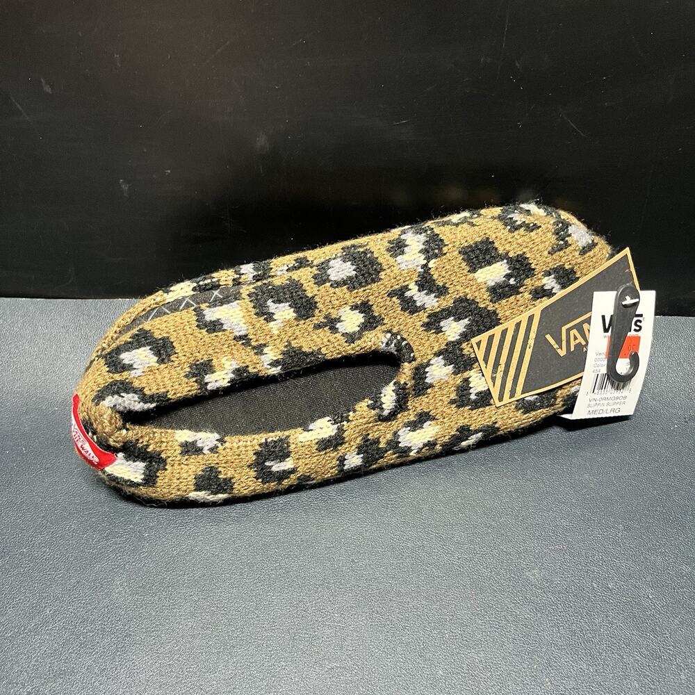 Vans Off The Wall Accessories Knit House Slippers Unisex Size Medium-Large NWT.